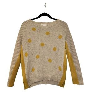 Yoon by Anthropologie, Polka Dot Knit Sweater, Size M